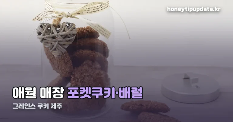 그레인스 쿠키 제주 정리 썸네일