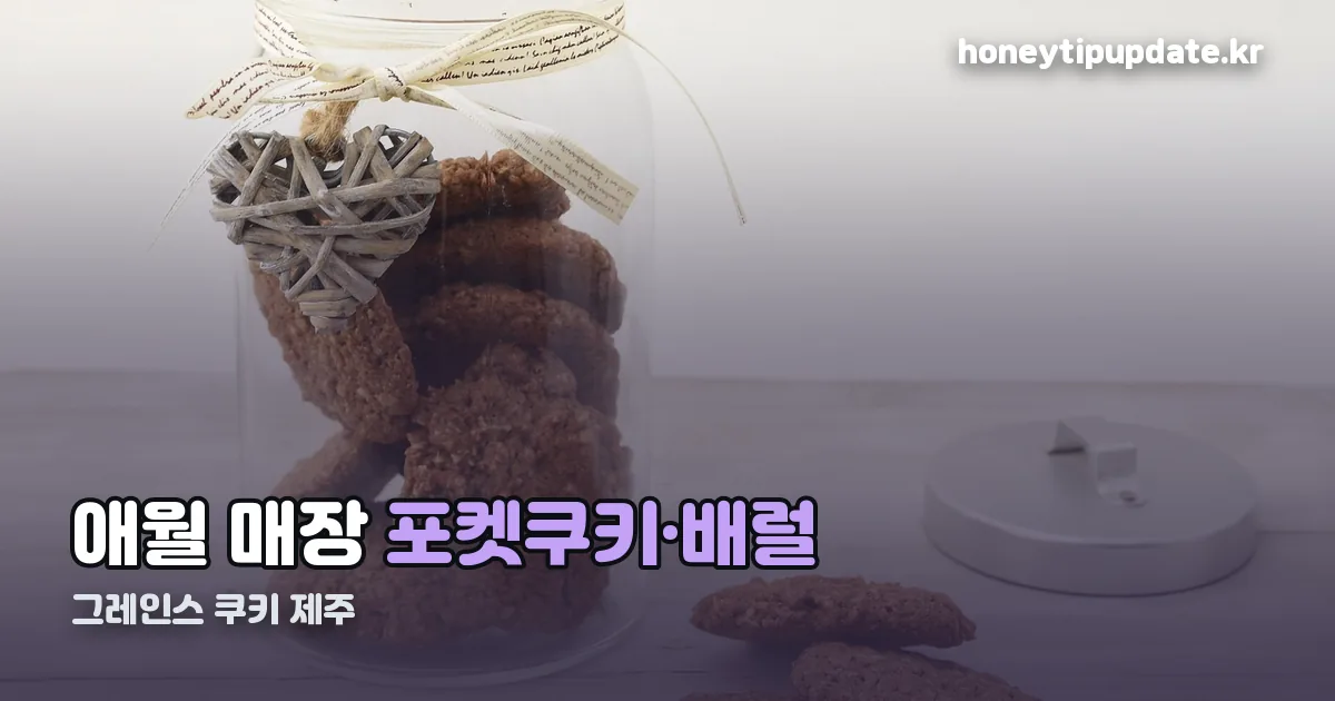 그레인스 쿠키 제주 정리 썸네일