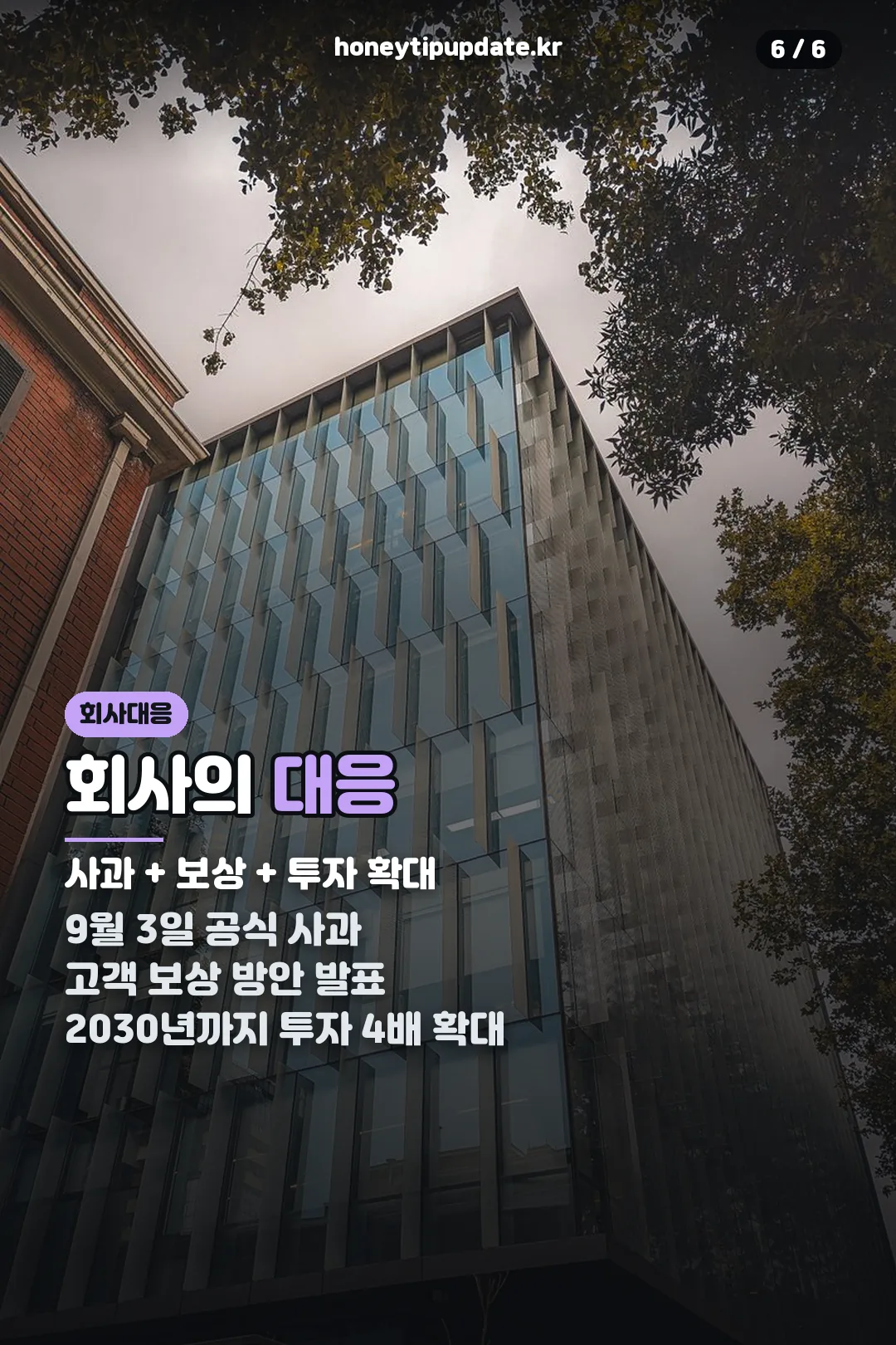 회사의 대응