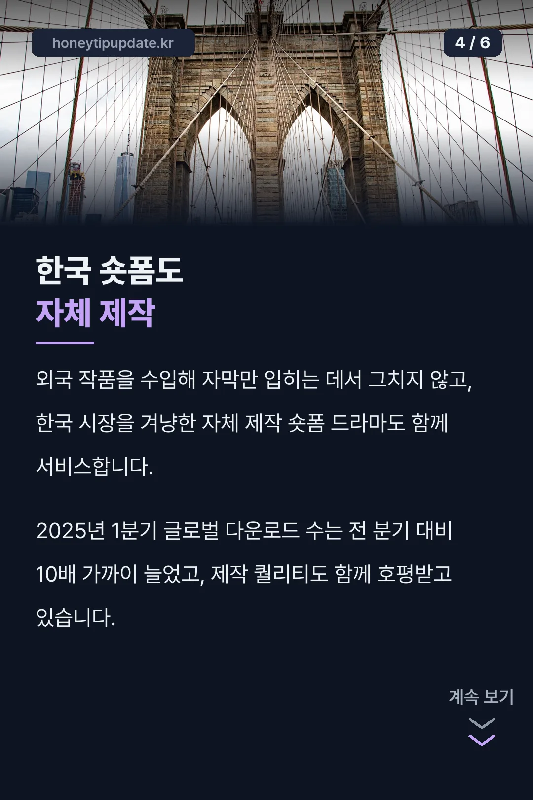 한국 숏폼 자체 제작 사실